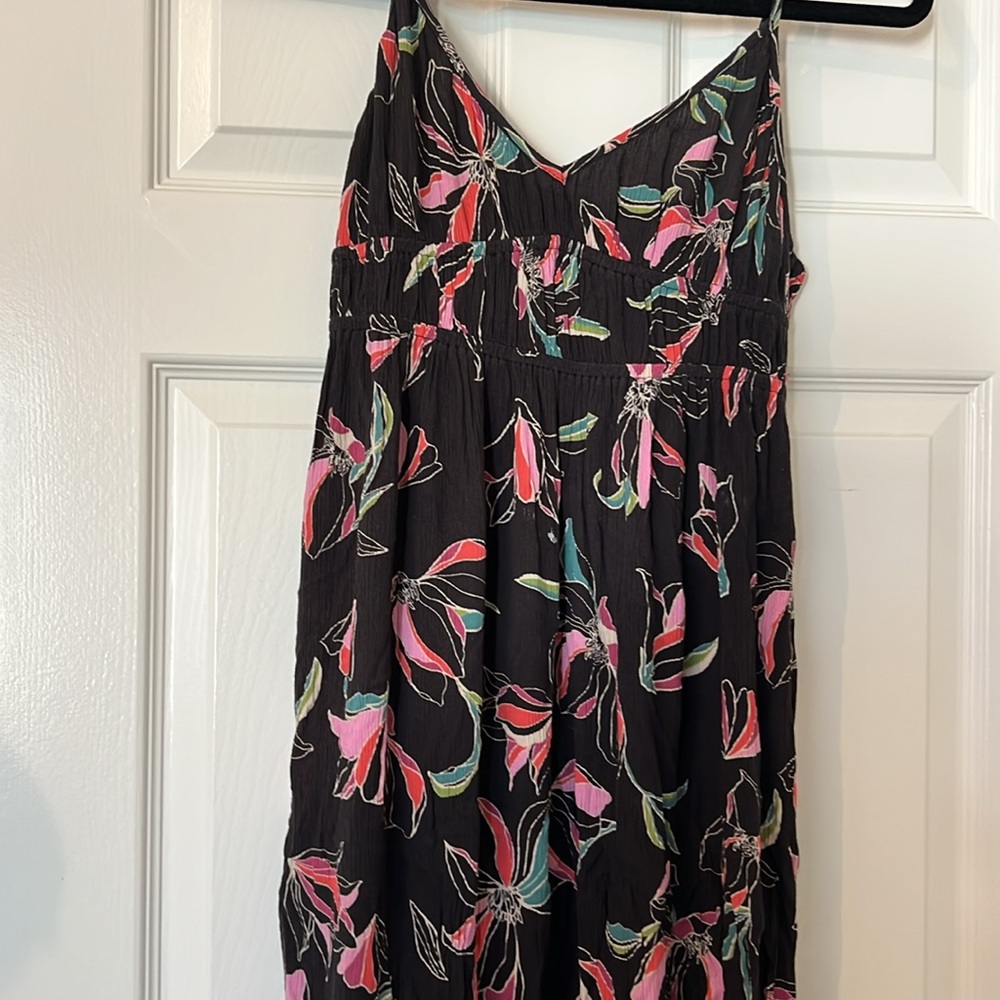 Volcom floral maxi dress
